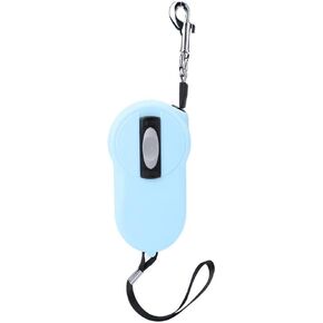 Retractable Dog Pet Leash - Heavy Duty Pet Rope Nylon Reflective Tape(Light blue)