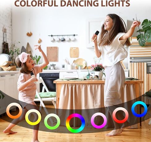 Karaoke Machine for Kids, Toys for 3-12 Years Old Girls Gifts, Kids Karaoke Microphone Machine Toy, Best Fun Christmas Birthday Gifts for 5 6 7 8 9 10 11 Years Teens Girl Boys Pink in Saudi Arabia