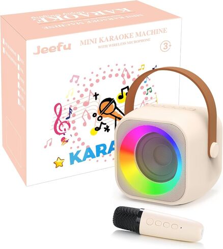 Karaoke Machine for Kids, Toys for 3-12 Years Old Girls Gifts, Kids Karaoke Microphone Machine Toy, Best Fun Christmas Birthday Gifts for 5 6 7 8 9 10 11 Years Teens Girl Boys Pink in Saudi Arabia