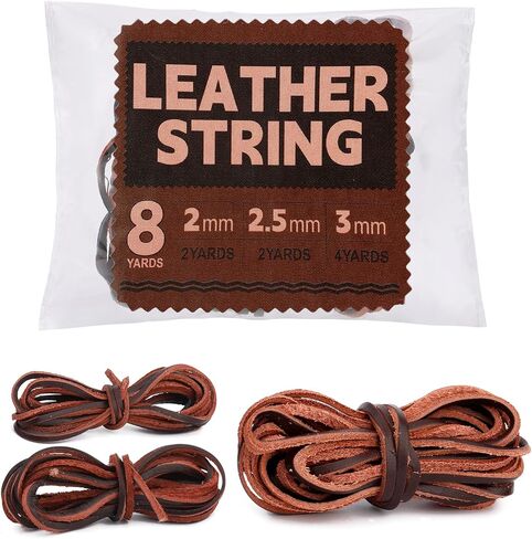 Black Cowhide Leather Lacing Cord, 2MM, 2.5MM, 3MM, Leather Cord String Rope Thread for Necklace Jewelry Bracelet Braiding Beading DIY Shoe Lace Sheaths Leather Working Crafts in Saudi Arabia