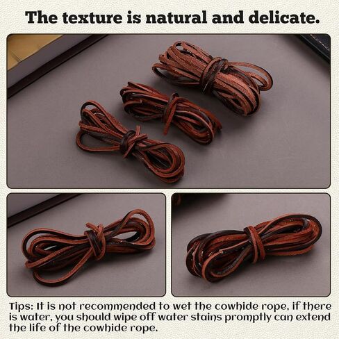 Black Cowhide Leather Lacing Cord, 2MM, 2.5MM, 3MM, Leather Cord String Rope Thread for Necklace Jewelry Bracelet Braiding Beading DIY Shoe Lace Sheaths Leather Working Crafts in Saudi Arabia