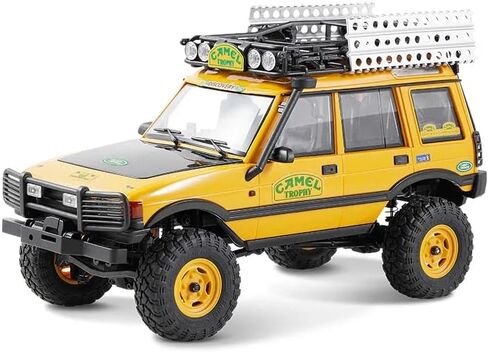 FMS FCX24M 1/24 RC Crawler RTR، Land Rover Family Camel Trophy Edition مرخصة شاحنة RC، 4WD للطرق الوعرة RC Rock Crawler 2.4 جيجا هرتز RC نموذج سيارة للبالغين (Defender 110) in Kuwait