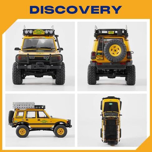 FMS FCX24M 1/24 RC Crawler RTR، Land Rover Family Camel Trophy Edition مرخصة شاحنة RC، 4WD للطرق الوعرة RC Rock Crawler 2.4 جيجا هرتز RC نموذج سيارة للبالغين (Defender 110) in Kuwait