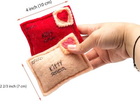 Glaciart One Felt Spring Cat Toy – 5 Pcs Soft Fuzzy Enrichment 100% Natural Wool Toy - Interactive Stretchable Play Cat Toy Set - Safe for Pets, Non-AZO Colored Dyes - 30" Long in Saudi Arabia