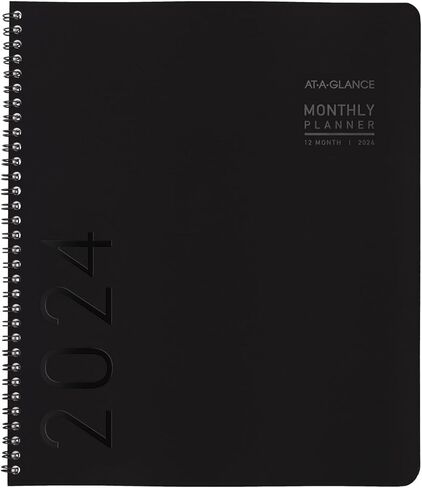 AT-A-GLANCE 2025 Planner, Monthly, 9" x 11", Large, Contemporary Lite, Black (7026XL0525) in Saudi Arabia