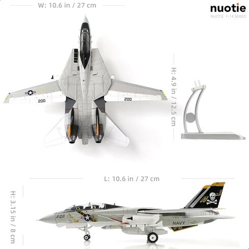 البحرية الأمريكية F-14 Tomcat 1/72 سبيكة نموذج VF-84 جولي روجرز مقاتلة دييكاست طائرة معدنية العسكرية دمية لعرض الملابس جمع أو هدية in Kuwait