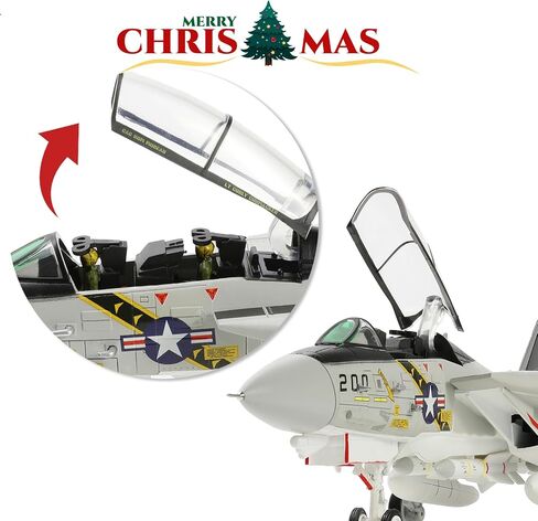 البحرية الأمريكية F-14 Tomcat 1/72 سبيكة نموذج VF-84 جولي روجرز مقاتلة دييكاست طائرة معدنية العسكرية دمية لعرض الملابس جمع أو هدية in Kuwait