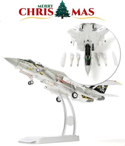 البحرية الأمريكية F-14 Tomcat 1/72 سبيكة نموذج VF-84 جولي روجرز مقاتلة دييكاست طائرة معدنية العسكرية دمية لعرض الملابس جمع أو هدية in Kuwait