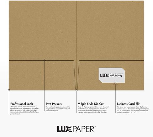مجلدات العروض التقديمية من LUXPaper مقاس 9 × 12 بوصة | جيبين | منتصف الليل الأسود | 100 رطل. الغلاف | 10 الكمية in Saudi Arabia