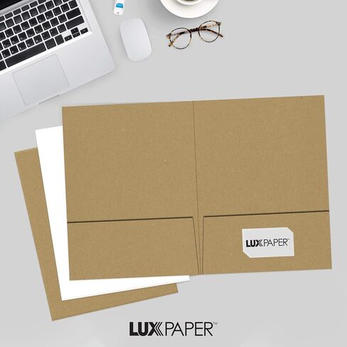 مجلدات العروض التقديمية من LUXPaper مقاس 9 × 12 بوصة | جيبين | منتصف الليل الأسود | 100 رطل. الغلاف | 10 الكمية in Saudi Arabia