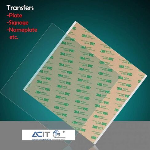 ACIT - 3M 468 MP Adhesive Transfer Tape, 5 Sheets (8'' x 8'') in Saudi Arabia