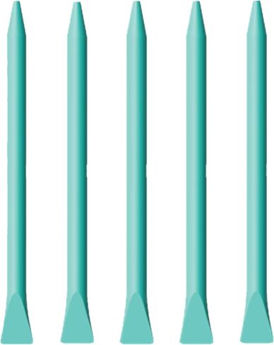 JAJADO 5 Packs Chalk Paste Squeegee Paint Stir Sticks, Silk Printing Squeegees for Paint, Mini Squeegee Self Adhesive Stencils Screen Printing Tools for Transfers Chalk Paste or Ink in Kuwait