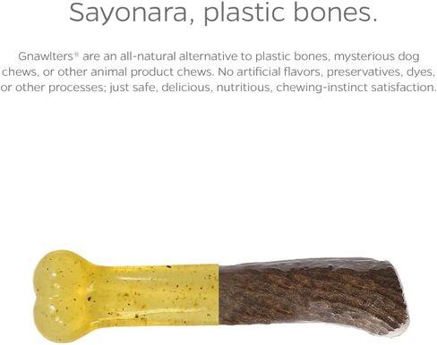 Pet Parents Gnawtlers-Premium Deer Antlers for Dogs, Naturally Shed Deer Antlers, All Natural Deer Antler Dog Chew, Selected from The Heartland Region (Small, 1 Count) in Kuwait