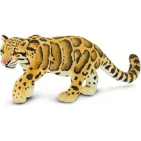 Safari Ltd. Clouded Leopard Figurine - Realistic 5" Big Cat Figure - Educational Toy for Boys, Girls, and Kids Ages 3+