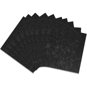 12" x 12" Squares Felt Sheets Fabric, 10Pcs Felt Fabric for Crafts, 1mm Thick Halloween Christmas Fabric Fall Felt Non-Woven Felt Paper for Sewing DIY Projects(White)