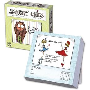 Sketchy Chics 2025 Box Calendar (25998052012) in Saudi Arabia