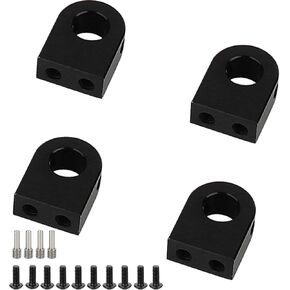 SCX10 PRO Body Post Mount for 1/10 RC Crawler Axial Aluminum Upgrades (Black)
