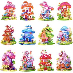 Diamond Painting Kits for Kids，Gem Diamond Arts and Crafts for Girls，Diamond Mosaic Stickers Bead Picture for Best Tween Painting Gift