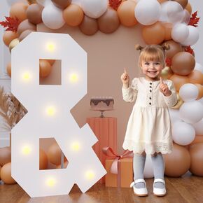 Bugame 3FT Marquee Letters, Large Light Up Letters for Birthday Wedding Backdrop Warm Light Marquee Letters 3 Feet Tall for Baby Shower Party Proposal Decoration Decor, Letter Y