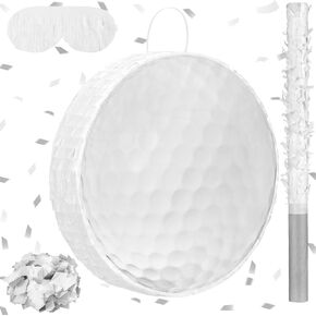 Golf Ball decoration with Blindfold Stick and Confetti Golf Sports Golf Birthday Party Decoration for Sports Theme Party Favors