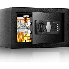 4.0 Cub Large Fireproof Safe for Home Use, Heavy Duty Home Safes Water and Fireproof with Spare Keys and Alarm System, Anti-Theft Fire Proof Safe Box for Home Office