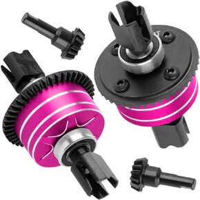 RC Front Rear 42T Differential & 15T Main Gear Upgrades Part for 1/7 Infraction Limitless Mojave Infraction V2 6S BLX,1/8 Typhon Kraton Outcast Notorious 6S BLX,Titanium
