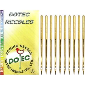 Blooy - DBX1 KN Small Ball-Point Heat Proof Titanium Coating Needles for Industrial Lockstitch Sewing Machines DB*1,16x257, 1738A (100 PCS) (Size 11/75)