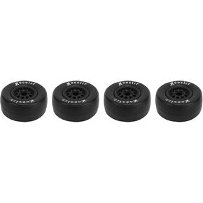 1/10 مقياس RC إطارات سيارات إطارات مطاطية محاور عجلات بلاستيكية ل 1/10 على الطرق الوعرة سيارة التحكم عن بعد 4 قطعة