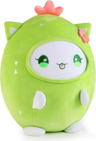 12" Cute Plush Pillow Stuffed Animal, Soft Kawaii Plushie Gift for Kids (Strawberry Cat) in Saudi Arabia