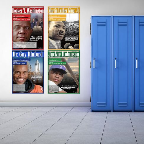 Black History Posters 12 pack school charts Glossy Paper (12.5x18) Young N Refined in Kuwait
