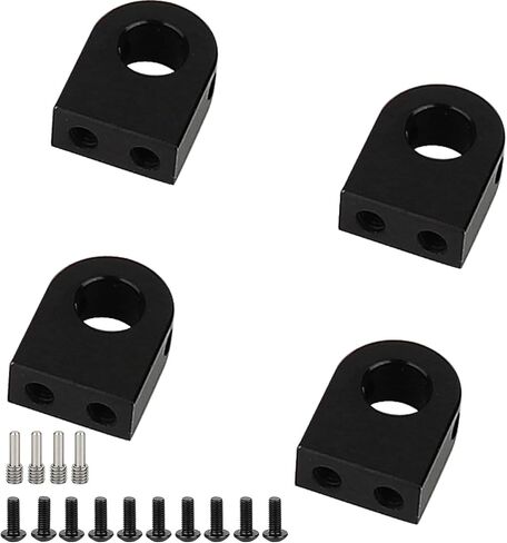 SCX10 PRO Body Post Mount for 1/10 RC Crawler Axial Aluminum Upgrades (Black) in Kuwait
