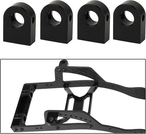 SCX10 PRO Body Post Mount for 1/10 RC Crawler Axial Aluminum Upgrades (Black) in Kuwait