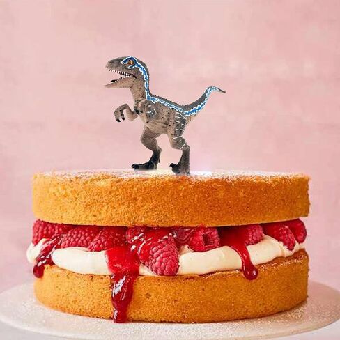 Gemini&Genius Velociraptor Dinosaur Toy for Kids, Raptor Dinosaur with Moveable Jaw and Hands, Realistic and Funny Dino Gift, Display, Collection and Play for Kids in Kuwait