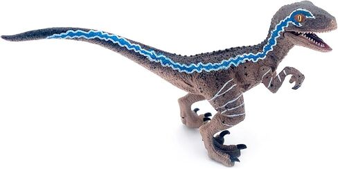 Gemini&Genius Velociraptor Dinosaur Toy for Kids, Raptor Dinosaur with Moveable Jaw and Hands, Realistic and Funny Dino Gift, Display, Collection and Play for Kids in Kuwait