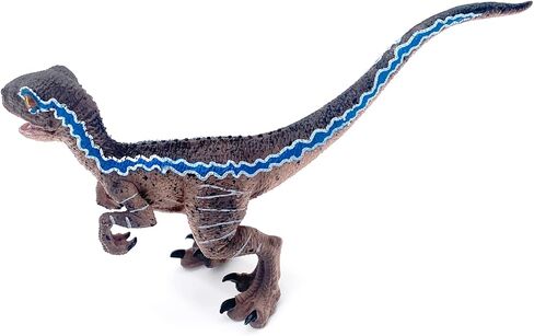 Gemini&Genius Velociraptor Dinosaur Toy for Kids, Raptor Dinosaur with Moveable Jaw and Hands, Realistic and Funny Dino Gift, Display, Collection and Play for Kids in Kuwait