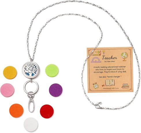 Shonyin Fashion Handmade Teacher Lanyard for ID Badges and Keys, DIY Back to Teacher Christmas Appreciation Gifts in Kuwait