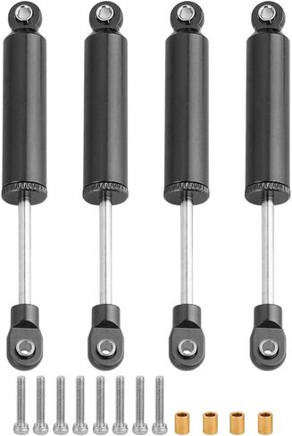 TRX4M 4PCS Built-in Spring Shocks Absorbers Damper for 1/18 RC Crawler TRX-4M Bronco Defender K10 Metal Upgrade Part (purple, 71mm) in Saudi Arabia