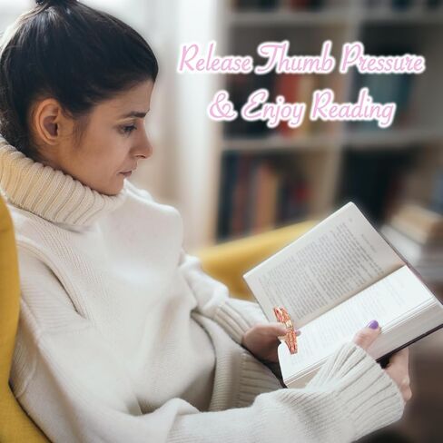 حامل صفحة الكتاب من الراتنج FoxForest، حامل صفحة كتاب الإبهام، هدايا لمحبي الكتب، حاملي الصفحات للقراءة، ملحقات القراءة، حاملي الكتب للقراءة بدون استخدام اليدين in Kuwait