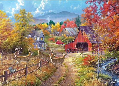 RoseArt - Abraham Hunter - Over The River- 1000 Piece Adult Jigsaw Puzzle in Kuwait