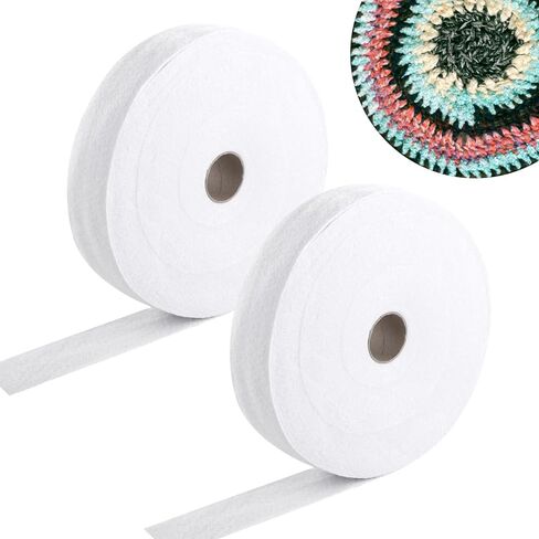 2 Roll Jelly Roll Batting Strip 2 1/2 Inch Cotton Quilt Batting On A Roll Total 100 Yards for Jelly Roll Rugs,Colossal Round Rug,Purses in Saudi Arabia