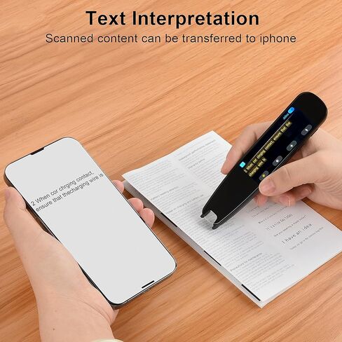 قلم قارئ المسح الضوئي لقلم مترجم فوري ثنائي الاتجاه، قلم قراءة المسح الذكي لعسر القراءة، قلم ترجمة عبر الإنترنت دون اتصال للطلاب البالغين، جهاز مترجم اللغة in Kuwait