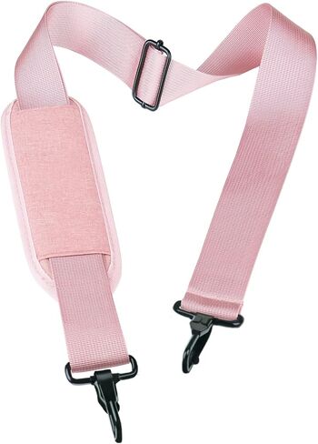 Universal Replacement Laptop Shoulder Strap, Durable 55" Adjustable Comfortable Belt with Metal Hooks for Briefcase, Computer Messenger Bag, Laptop Case Luggage/Duffel/Camera, (Black) in Kuwait