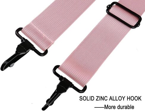 Universal Replacement Laptop Shoulder Strap, Durable 55" Adjustable Comfortable Belt with Metal Hooks for Briefcase, Computer Messenger Bag, Laptop Case Luggage/Duffel/Camera, (Black) in Kuwait