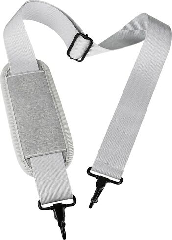 Universal Replacement Laptop Shoulder Strap, Durable 55" Adjustable Comfortable Belt with Metal Hooks for Briefcase, Computer Messenger Bag, Laptop Case Luggage/Duffel/Camera, (Black) in Kuwait