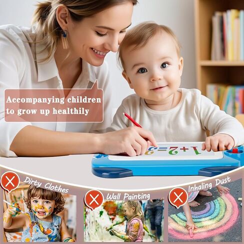 Magnetic Drawing Board, Toddler Toys for Girls Boys Gift Age 3 4 5, Doodle Board A Etch Colorful Sketch Magnet Erasable Pad, Educational Learning Kids Toys for Toddlers, Gifts for Birthday Christmas in Saudi Arabia