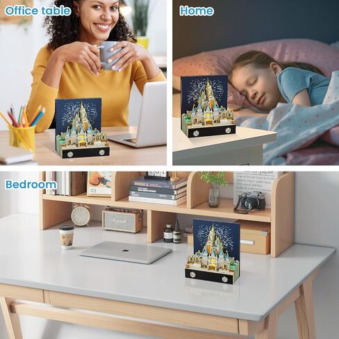 Time Piece Calendar 2026, 3D Sticky Notes 2026, Magic Owl with Weekly Calendar & LED Lights, 3D Memo Pad Art Sticky Notes, Gift for Christmas Housewarming Desktop Decoration in Kuwait