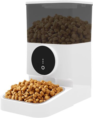 وحدة تغذية أوتوماتيكية للكلاب للقطط بسعة 4.5 لتر، تحكم في الأجزاء قابل للبرمجة، مصدر طاقة مزدوج، سهل التنظيف، تصميم مضاد للازدحام، موزع طعام الحيوانات الأليفة in Kuwait