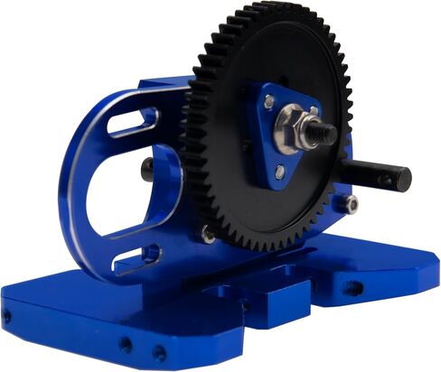 ShareGoo Aluminum 2Low Gearbox Middle Transmission w/Overdrive Gear for LCG Chassis Compatible with Axial SCX10 II III 90046 Capra TRX4 1/10 RC Crawler (Black) in Saudi Arabia