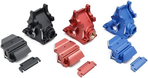 Upgraded Gearbox Case for Arrma 1/8 1/7 6S BLX Models - Typhon, Kraton, Outcast, Mojave, Notorious, Infraction, Felony, Talion, Limitless | Alloy Center Sway Bar Mount & Gearbox Bulkhead Cover (black) in Saudi Arabia