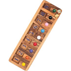 BSIRI Octa Tumbling Tower Game - Wooden Stacking Game, Outdoor Games for Adults and Family, Ideal for Game Night, Home Decor for Living Room, Classroom, Office